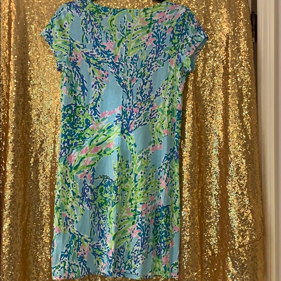 Lilly Pulitzer Brewster Dress in Sky Blue Heaven - Picture 6 of 6